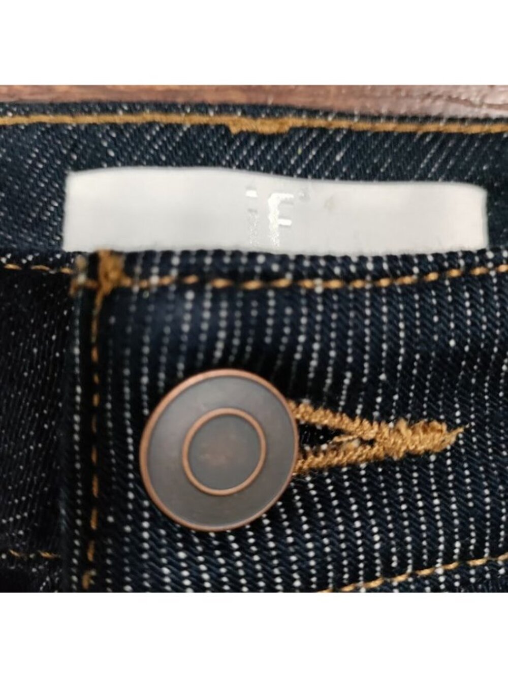 IF Men's Indigo Blue Balloon Fit Wide Leg Workwear Denim Jeans Size 28 - Picture 7 of 7